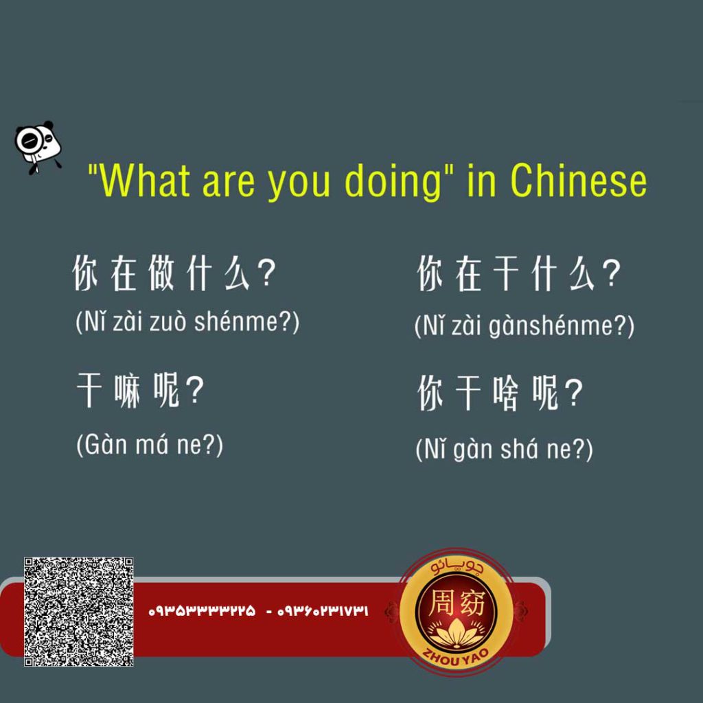 اصطلاحات رایج در زبان چینی